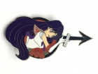 Hard enamel pins with glitter