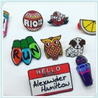 Hard enamel pins